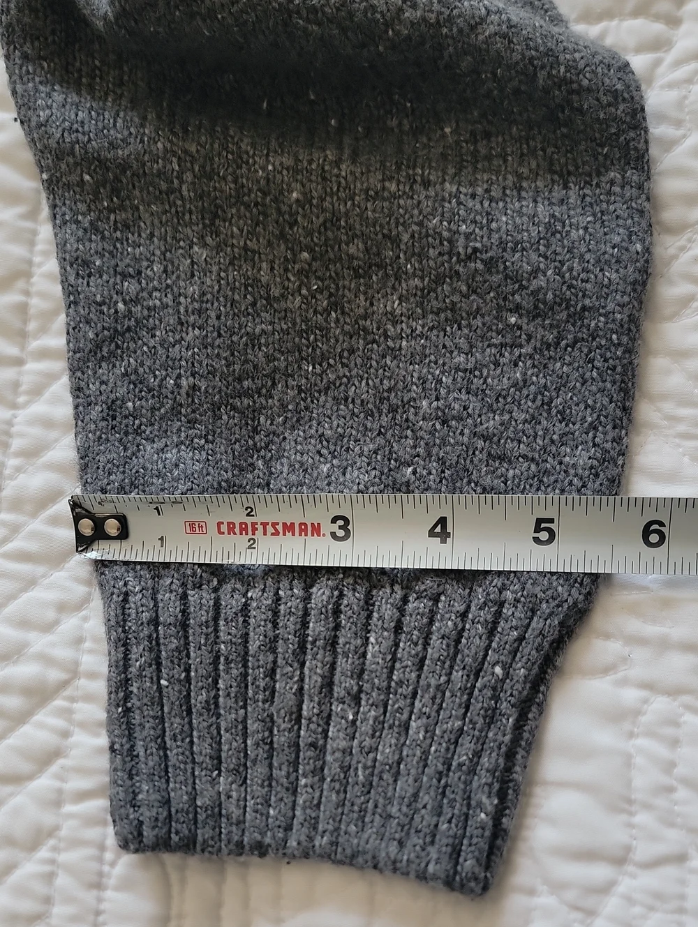 Sonoma Men's Gray Half-Zip Sweater 3XL TALL